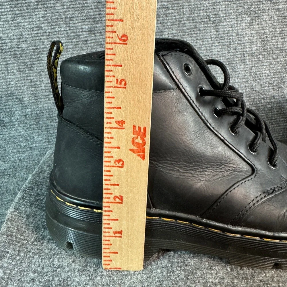 Dr. Martens Bonny Black Leather Chukka Boots 5-Eyelet Lace Up Utility Men 9
